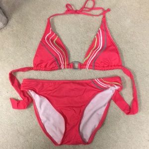 NWOT Mossimo coral bikini